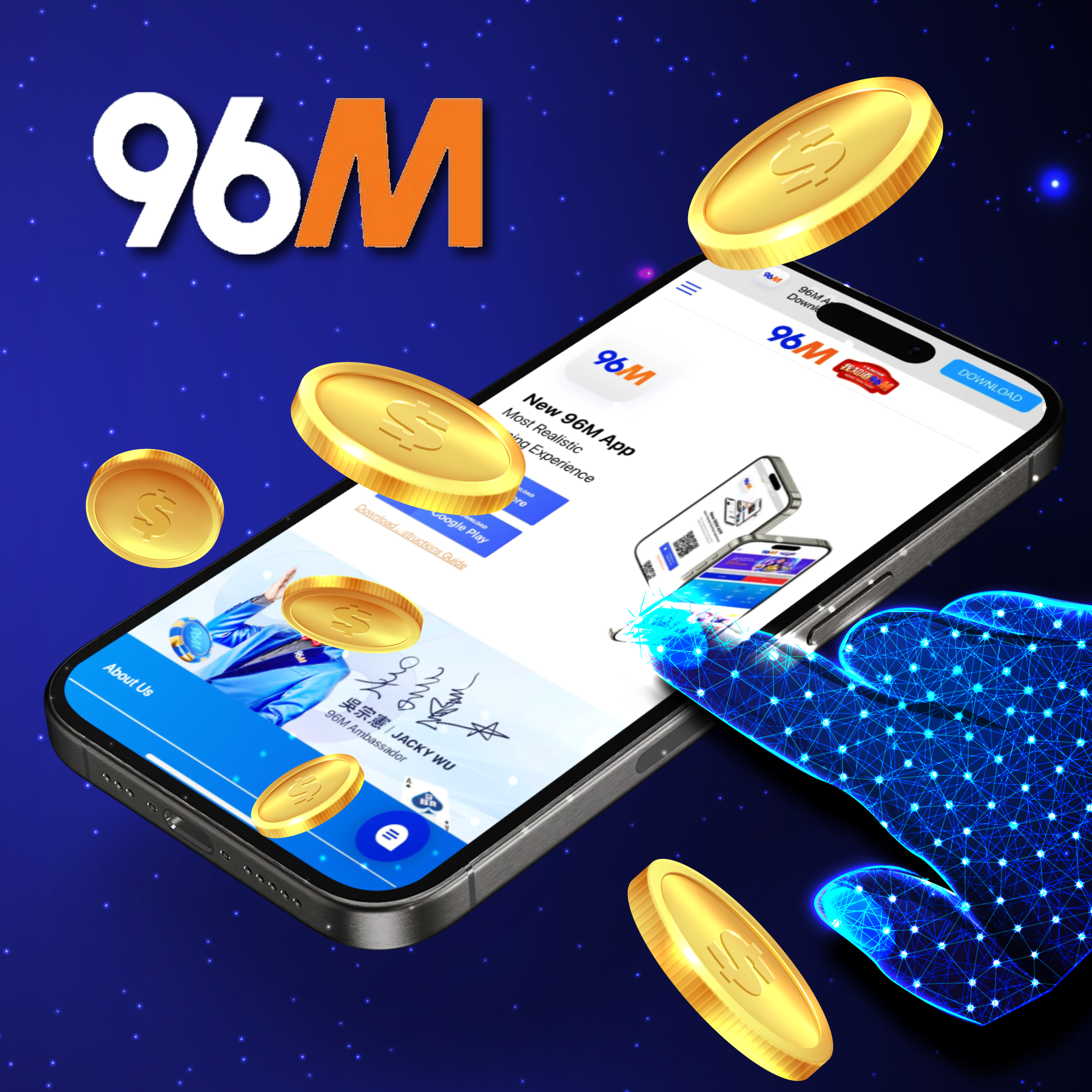 Visit official 96m website